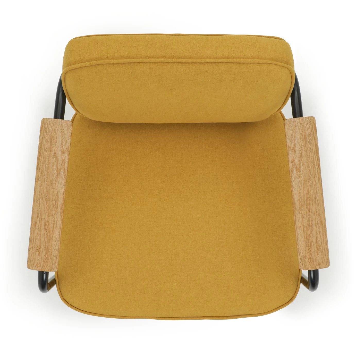 Habitat Jesper Fabric Accent Chair - Yellow 10 Habitat Jesper Fabric Accent Chair - Yellow - Image 8