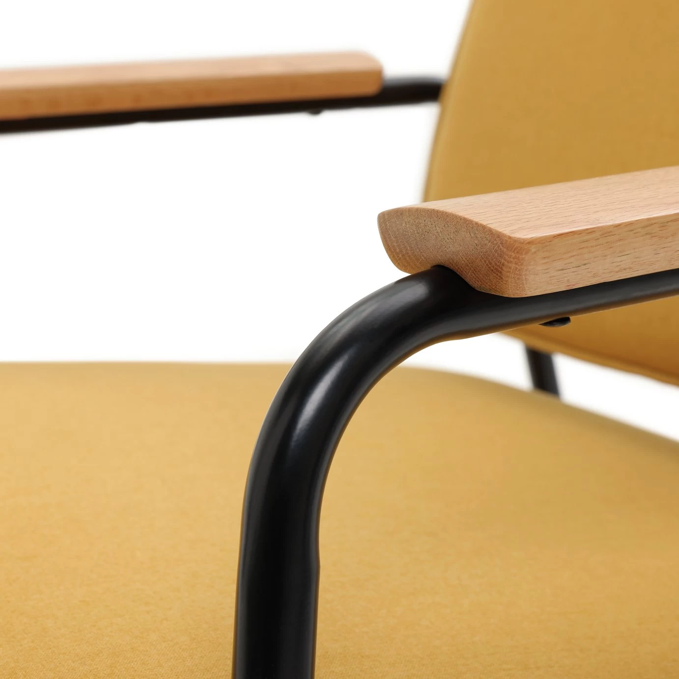 Habitat Jesper Fabric Accent Chair - Yellow 11 Habitat Jesper Fabric Accent Chair - Yellow - Image 9