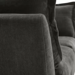 Habitat Jacques Large 3 Seater Sofa - Grey -Habitat 1402542 R Z007A