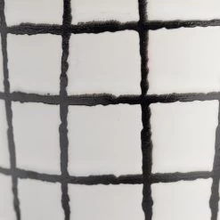 Habitat Grid Set Of 4 Mugs - White -Habitat 1402944 R B001