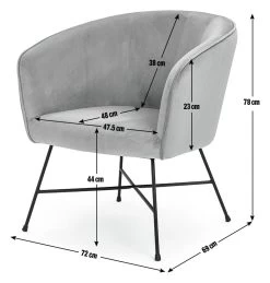 Habitat Jax Metal Accent Chair - Mint Green -Habitat 1403950 R E001