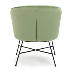 Habitat Jax Metal Accent Chair - Mint Green -Habitat 1403950 R Z003A