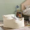 Habitat Kids Single Chair Boucle Bean Bag - Off White -Habitat 1405044 R Z001C