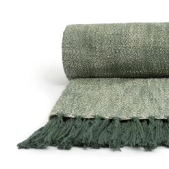 Habitat Recycled Throw - Green - 125x150cm -Habitat 1406775 R Z002A