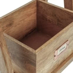 Habitat Wood Ladder Planter 9 Habitat Wood Ladder Planter -Habitat 1483750 R Z005A