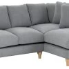 Habitat Carrie Fabric Right Hand Corner Chaise Sofa - Grey 2 Habitat Carrie Fabric Right Hand Corner Chaise Sofa - Grey -Habitat 1486355 R Z001A