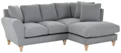 Habitat Carrie Fabric Right Hand Corner Chaise Sofa - Grey
