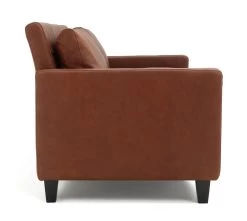 Habitat Chester Leather 2 Seater Sofa - Dark Feet - Tan -Habitat 1488346 R Z004A