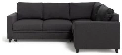 Habitat Seattle Right Corner Fabric Sofa Bed - Charcoal -Habitat 1834196 R Z002A
