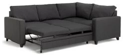 Habitat Seattle Right Corner Fabric Sofa Bed - Charcoal -Habitat 1834196 R Z003A