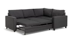 Habitat Seattle Right Corner Fabric Sofa Bed - Charcoal -Habitat 1834196 R Z007A