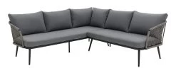Habitat Habtat Somerset 5 Seater Metal Garden Corner Sofa Set - Grey 16 Habitat Habtat Somerset 5 Seater Metal Garden Corner Sofa Set - Grey -Habitat 1935246 R Z004A