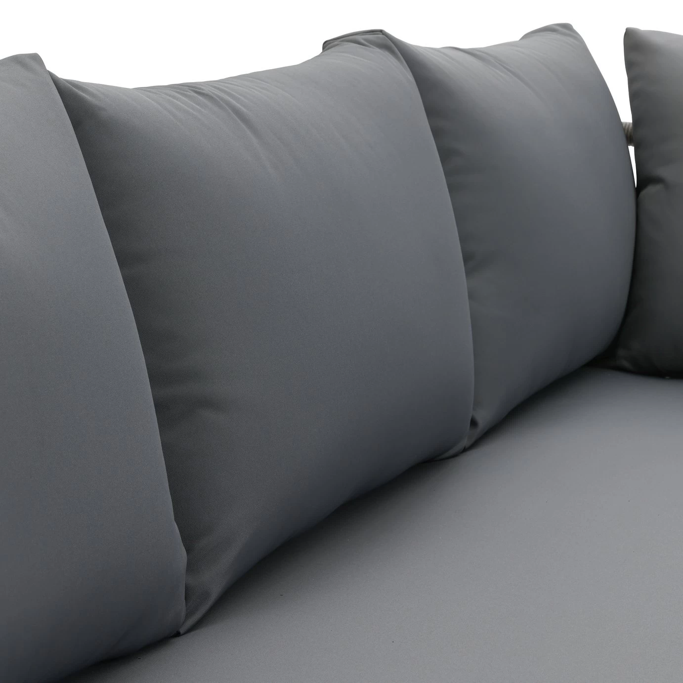 Habitat Habtat Somerset 5 Seater Metal Garden Corner Sofa Set - Grey 10 Habitat Habtat Somerset 5 Seater Metal Garden Corner Sofa Set - Grey - Image 8