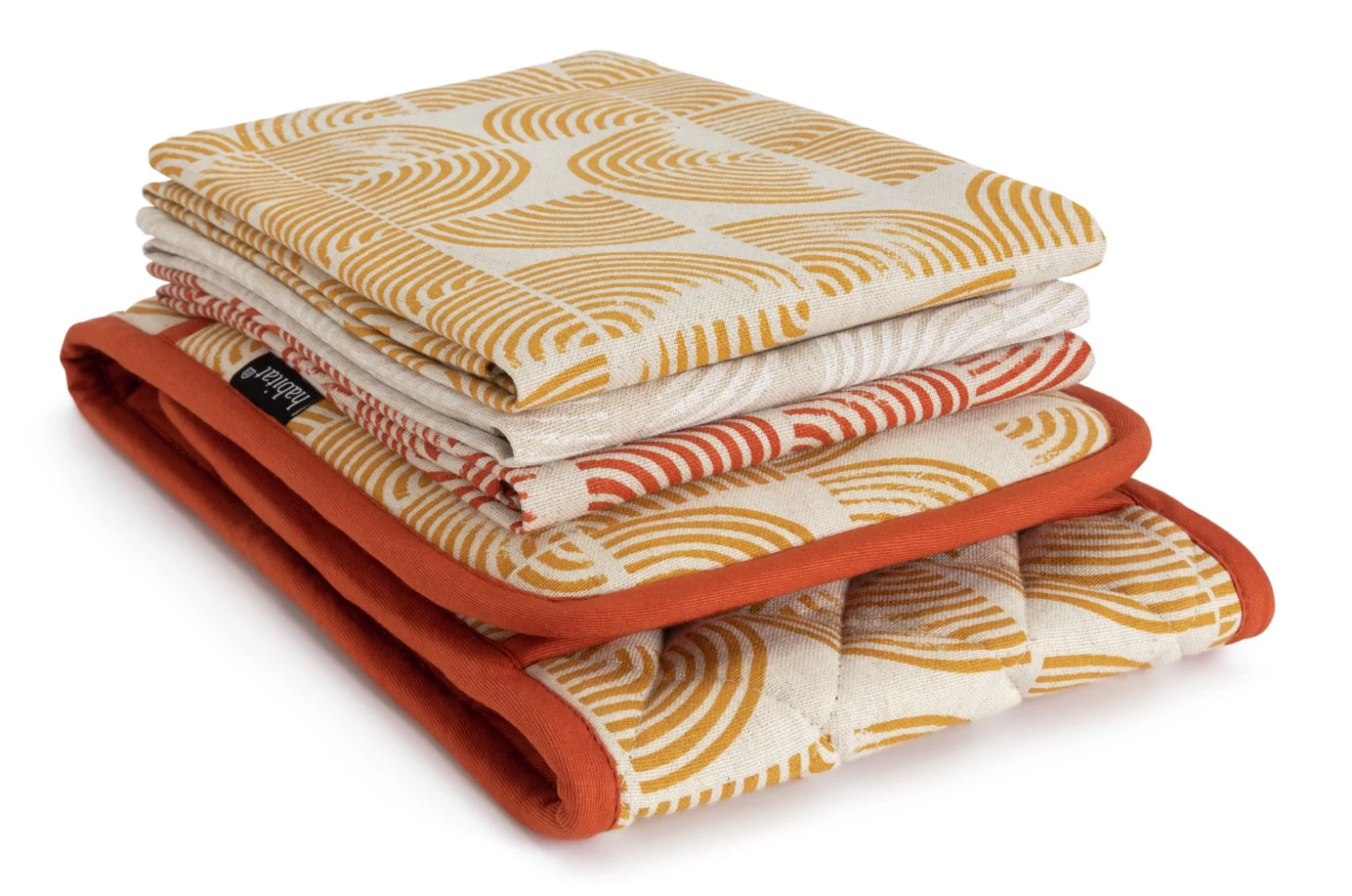 Habitat Block Print Textile Set 3 Habitat Block Print Textile Set