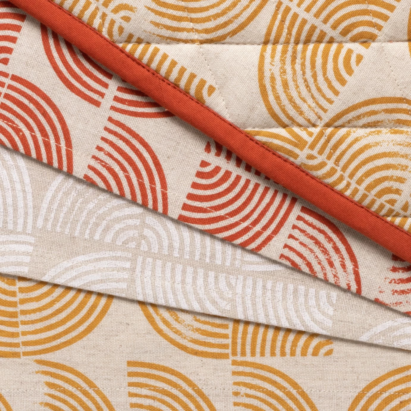 Habitat Block Print Textile Set 6 Habitat Block Print Textile Set - Image 4