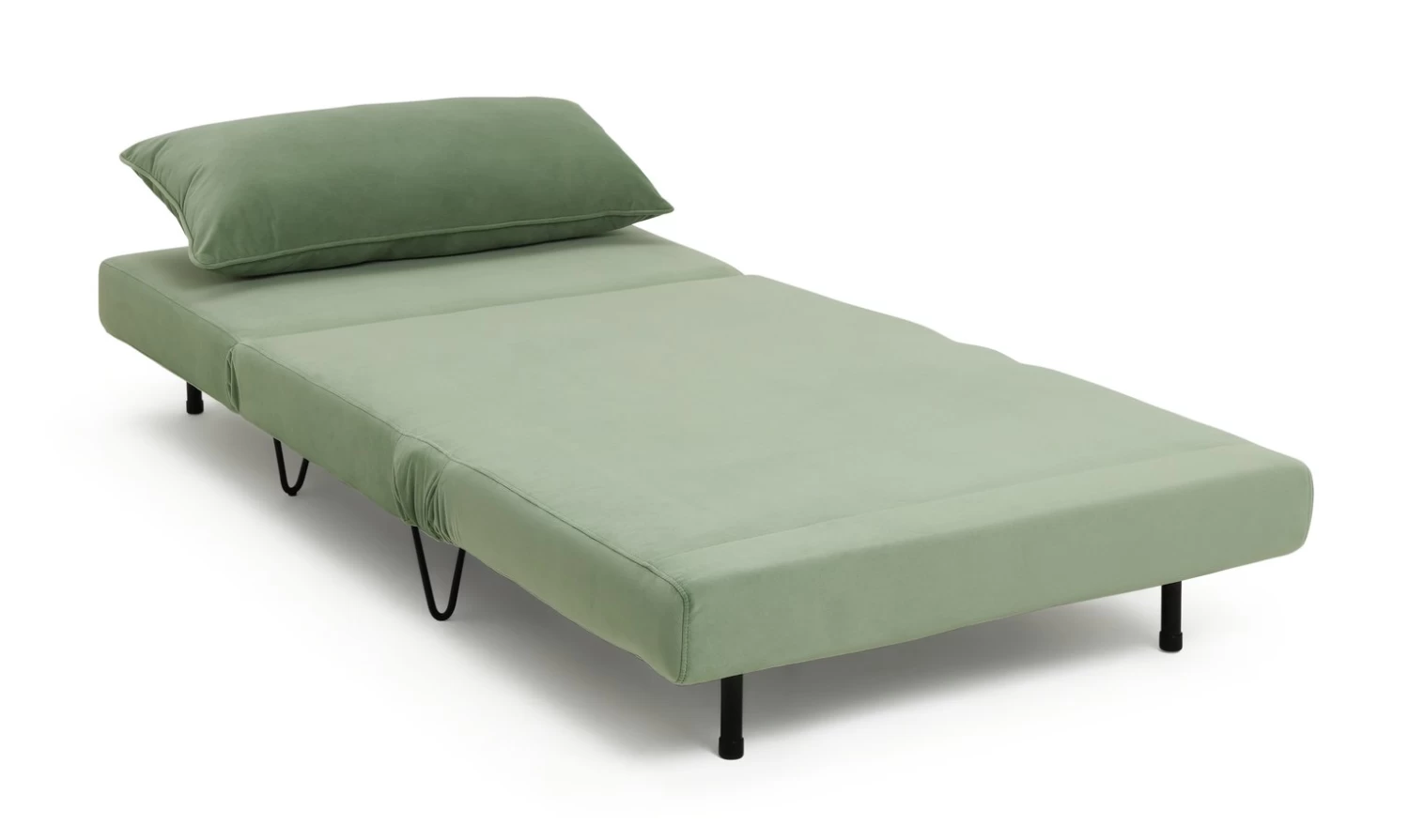 Habitat Roni Single Velvet Chairbed - Mint Green 8 Habitat Roni Single Velvet Chairbed - Mint Green - Image 6
