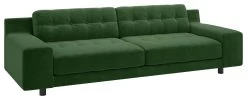 Habitat Hendricks Velvet 4 Seater Sofa - Moss Green -Habitat 1938810 R Z008A