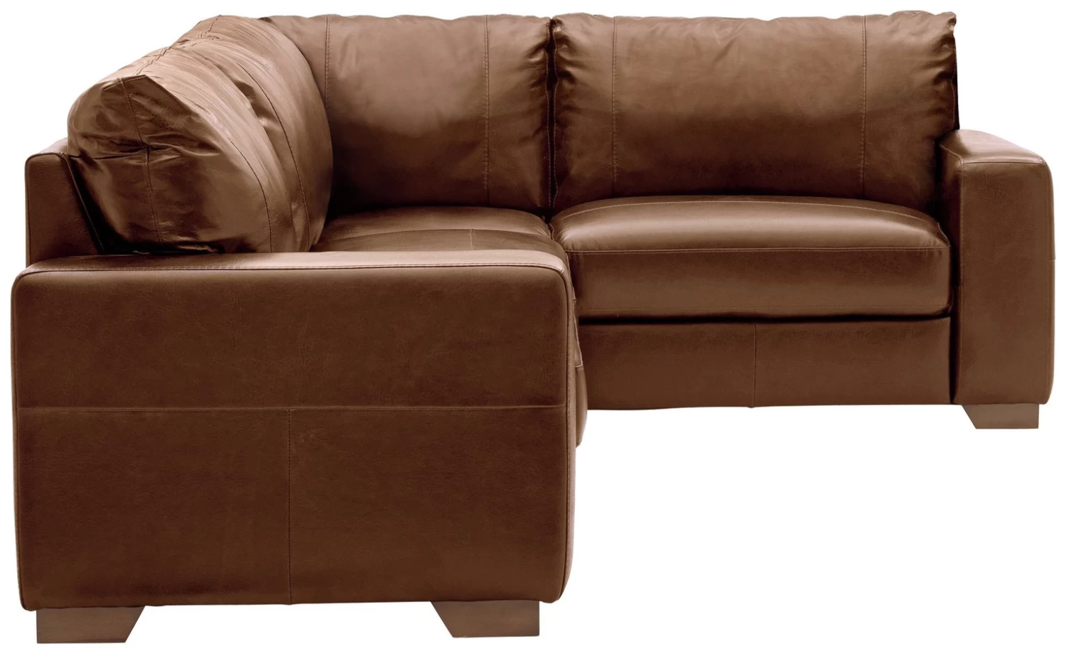 Habitat Eton Leather Left Hand Corner Sofa - Tan 6 Habitat Eton Leather Left Hand Corner Sofa - Tan - Image 4