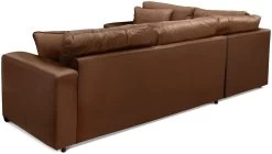 Habitat Eton Leather Right Hand Corner Sofa - Tan 14 Habitat Eton Leather Right Hand Corner Sofa - Tan -Habitat 1958285 R Z004A