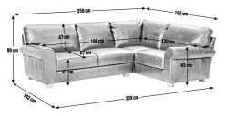Habitat Salisbury Leather Right Hand Corner Sofa - Black -Habitat 1958319 R E001