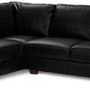 Habitat Salisbury Leather Right Hand Corner Sofa - Black 2 Habitat Salisbury Leather Right Hand Corner Sofa - Black -Habitat 1958319 R Z001A