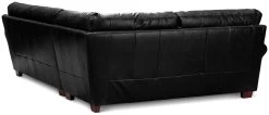 Habitat Salisbury Leather Right Hand Corner Sofa - Black -Habitat 1958319 R Z004A