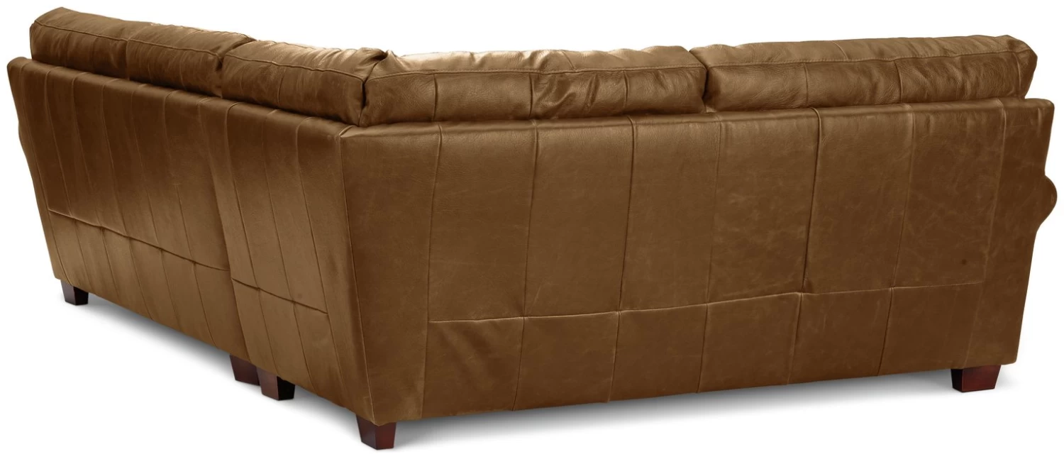 Habitat Salisbury Leather Right Hand Corner Sofa - Tan 6 Habitat Salisbury Leather Right Hand Corner Sofa - Tan - Image 4