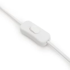 Habitat Rahnn Confetti Glass Table Lamp - White -Habitat 1970421 R Z004A