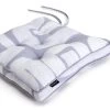 Habitat Brushstroke Pack Of 2 Seat Cushion - Grey -Habitat 1973813 R Z001A