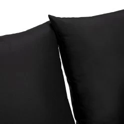 Habitat 7 Seater Rattan Effect Garden Corner Sofa Set- Black -Habitat 1975165 R Z008A