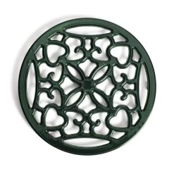 Habitat Cast Iron Trivet - Green -Habitat 2004932 R Z002A