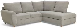 Habitat Ashford Fabric Right Corner Chaise Sofa - Grey