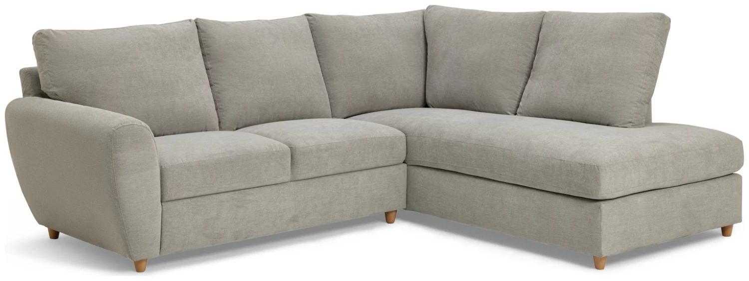 Habitat Ashford Fabric Right Corner Chaise Sofa - Grey 3 Habitat Ashford Fabric Right Corner Chaise Sofa - Grey