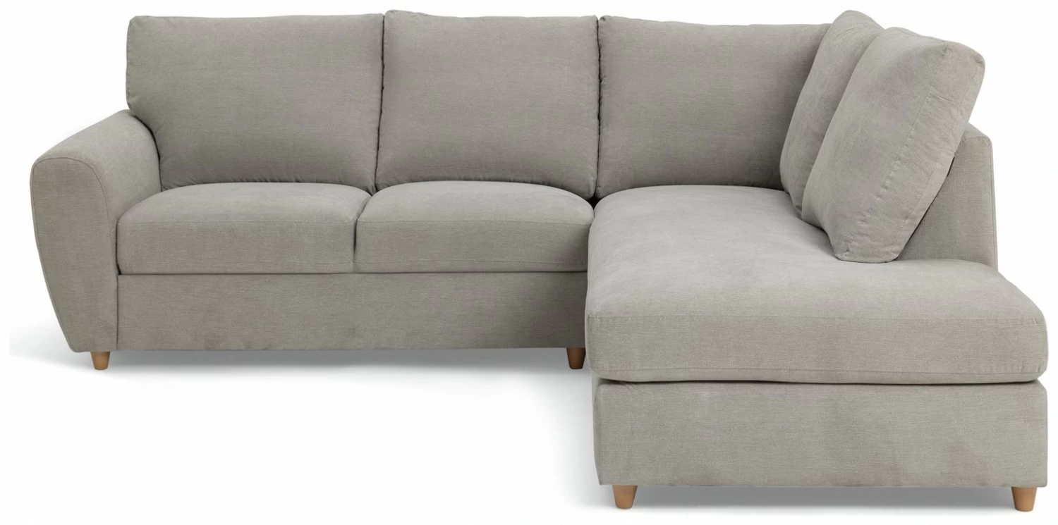 Habitat Ashford Fabric Right Corner Chaise Sofa - Grey 8 Habitat Ashford Fabric Right Corner Chaise Sofa - Grey - Image 6