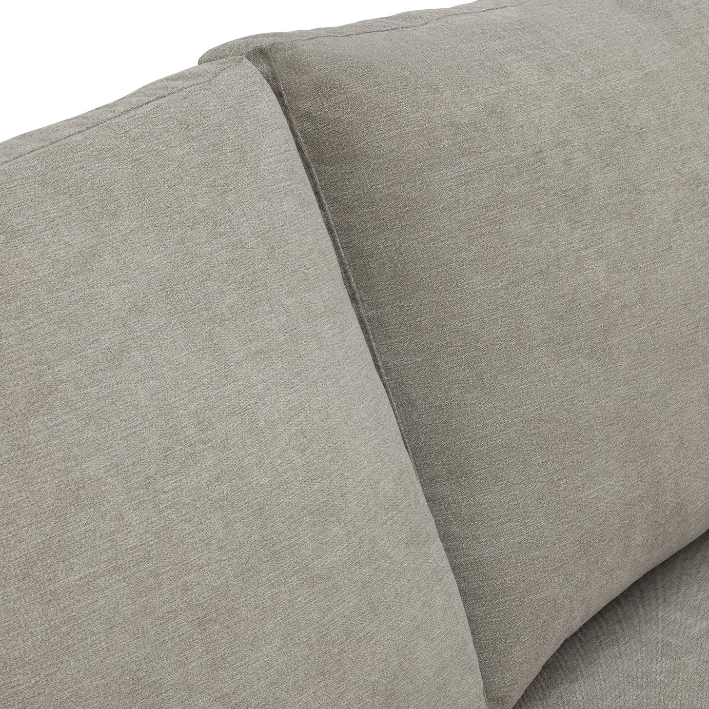 Habitat Ashford Fabric Right Corner Chaise Sofa - Grey 11 Habitat Ashford Fabric Right Corner Chaise Sofa - Grey - Image 9