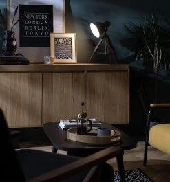 Habitat Loft Living Tripod Table Lamp - Grey -Habitat 2017596 R Z003C