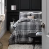 Habitat Grey Brushed Check Bedding Set - Single -Habitat 2019350 R Z001A