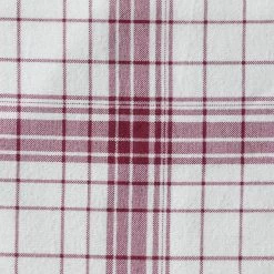 Habitat Red Brushed Check Bedding Set - Single -Habitat 2019408 R Z017A