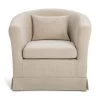 Habitat Larissa Fabric Tub Chair - Natural -Habitat 2020844 R Z001A
