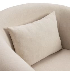 Habitat Larissa Fabric Tub Chair - Natural -Habitat 2020844 R Z006A