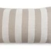 Habitat Striped Cushion - Coffee Cream - 30x50cm