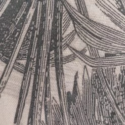 Habitat Palm Print Grey Floor Cushion -Habitat 2029450 R B005