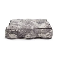 Habitat Palm Print Grey Floor Cushion -Habitat 2029450 R Z004A
