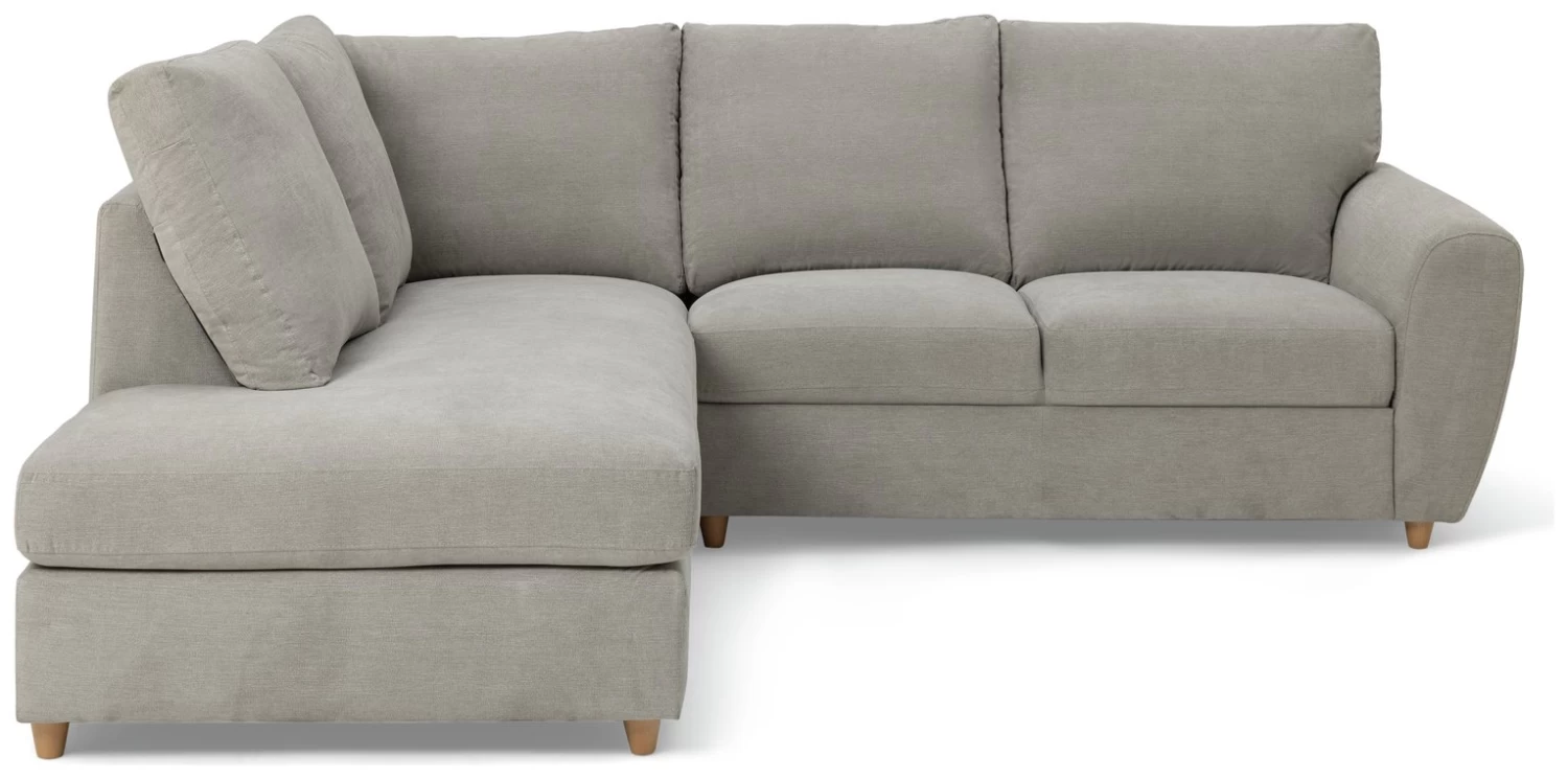 Habitat Ashford Fabric Left Corner Chaise Sofa - Grey 8 Habitat Ashford Fabric Left Corner Chaise Sofa - Grey - Image 6