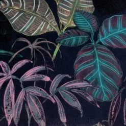 Habitat Botanical Print Velvet Cushion - Multi - 43x43cm 9 Habitat Botanical Print Velvet Cushion - Multi - 43x43cm -Habitat 2062840 R B001