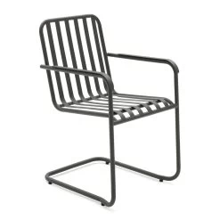 Habitat Indu 4 Seater Metal Patio Set - Black -Habitat 2063746 R Z004A