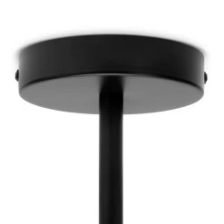 Habitat Opal Metal Bathroom Flush Ceiling Light - Black -Habitat 2067405 R Z003A