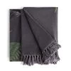 Habitat Graphic Palm Printed Throw - Black - 125X150cm -Habitat 2067869 R Z001A