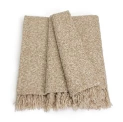 Habitat Boucle Throw - Neutral -125x150cm