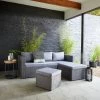 Habitat 4 Seater Rattan Effect Garden Sofa Set - Grey 1 Habitat 4 Seater Rattan Effect Garden Sofa Set - Grey -Habitat 2070739 R Z001A